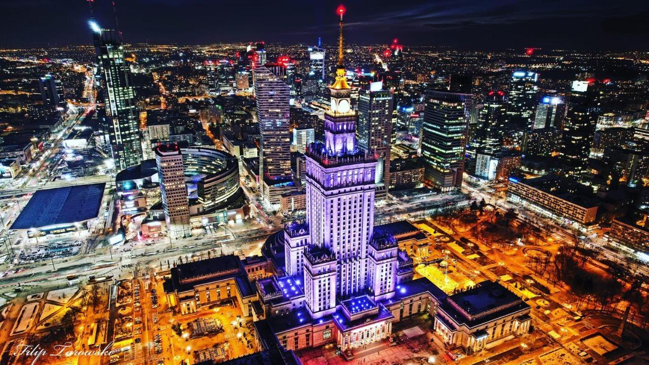 Super Apartament Brown 2X Metro Nowy Wifi Netflix Spotify Panorama Miasta Варшава Экстерьер фото
