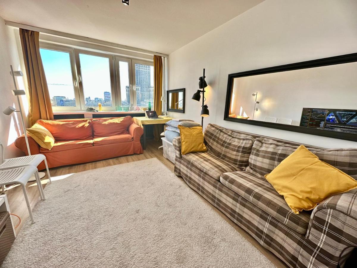 Super Apartament Brown 2X Metro Nowy Wifi Netflix Spotify Panorama Miasta Варшава Экстерьер фото