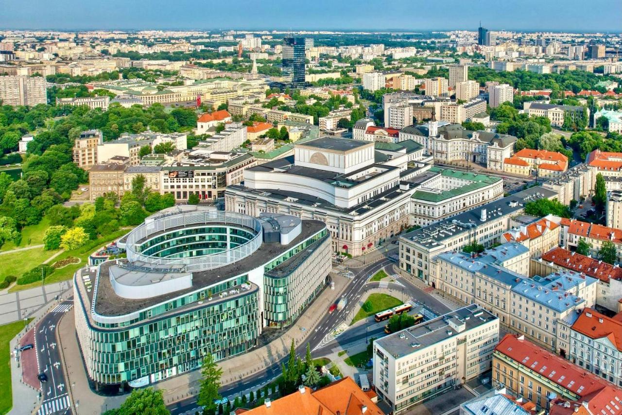 Super Apartament Brown 2X Metro Nowy Wifi Netflix Spotify Panorama Miasta Варшава Экстерьер фото